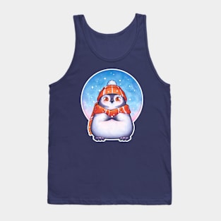 Penguin catches Snowflakes Tank Top